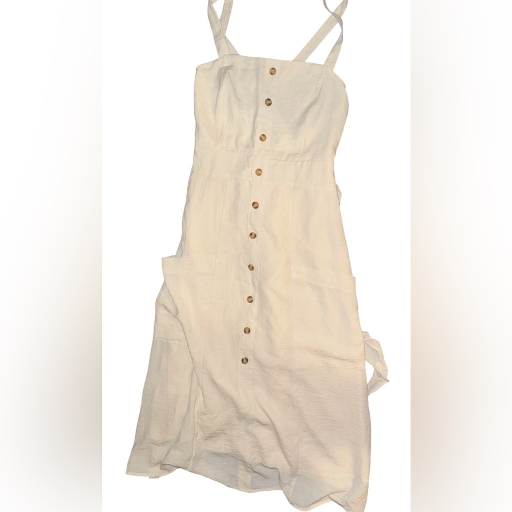 Modern Citizen Button Front With Pockets Midi Dre… - image 1